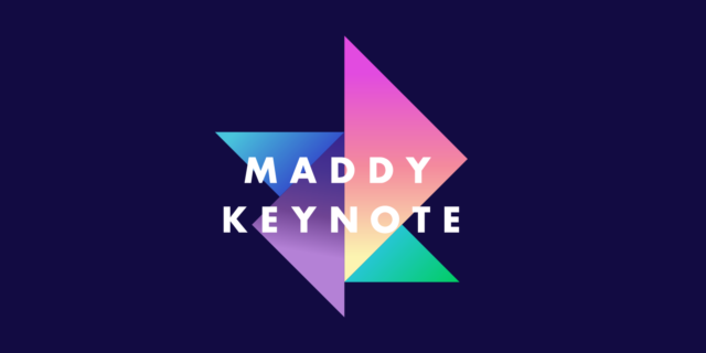 neon blue keynote logo