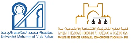 Logo Université Mohammed 5 + Logo FSJES Salé